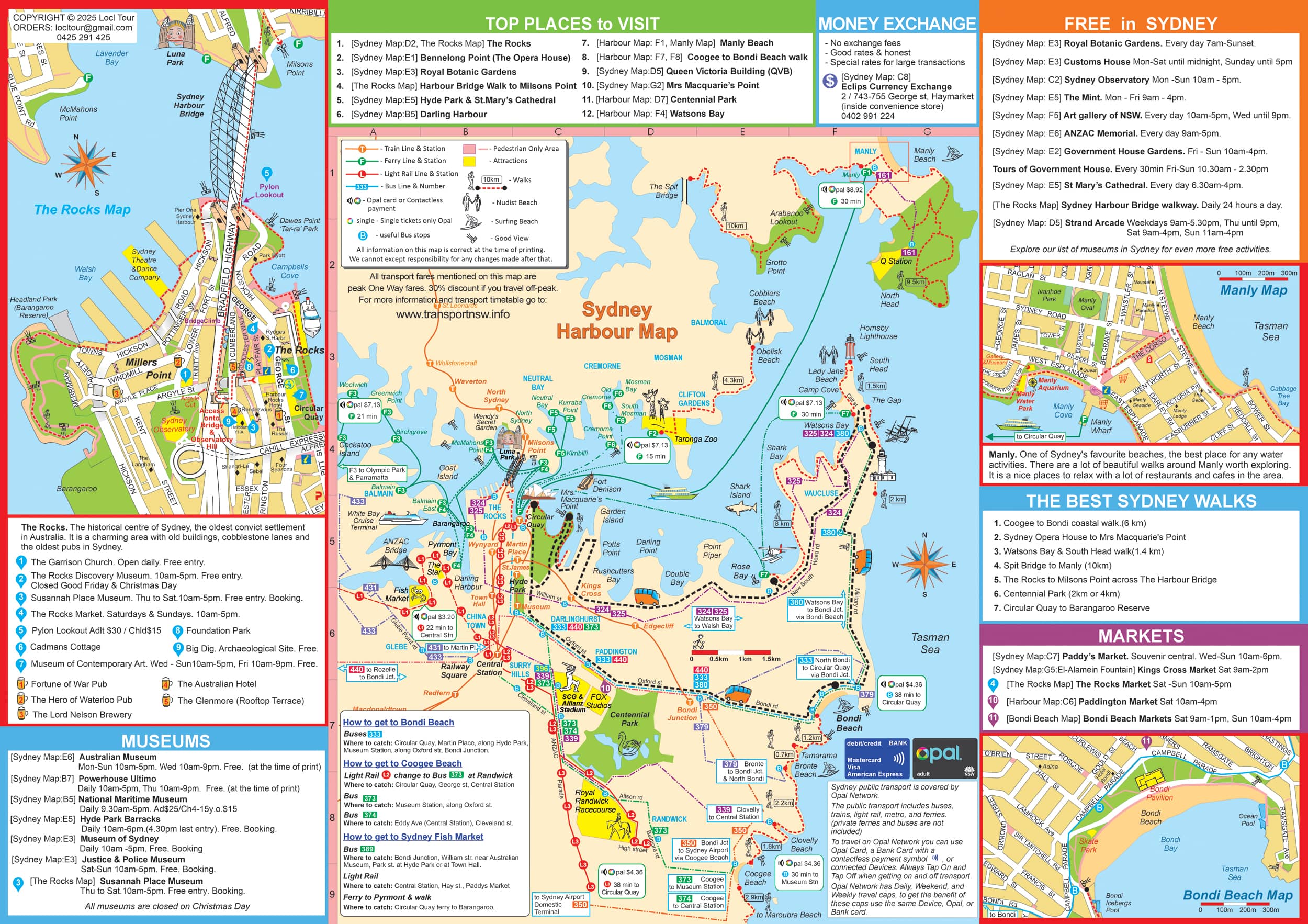 Sydney Sightseeing Map 60 Photos Cappadociaconcepttour